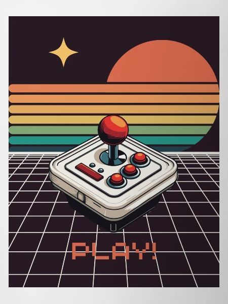 Gaming Retro Design - Play!