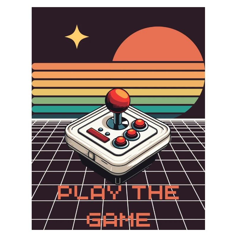 Gaming Retro Design - Jouez le jeu