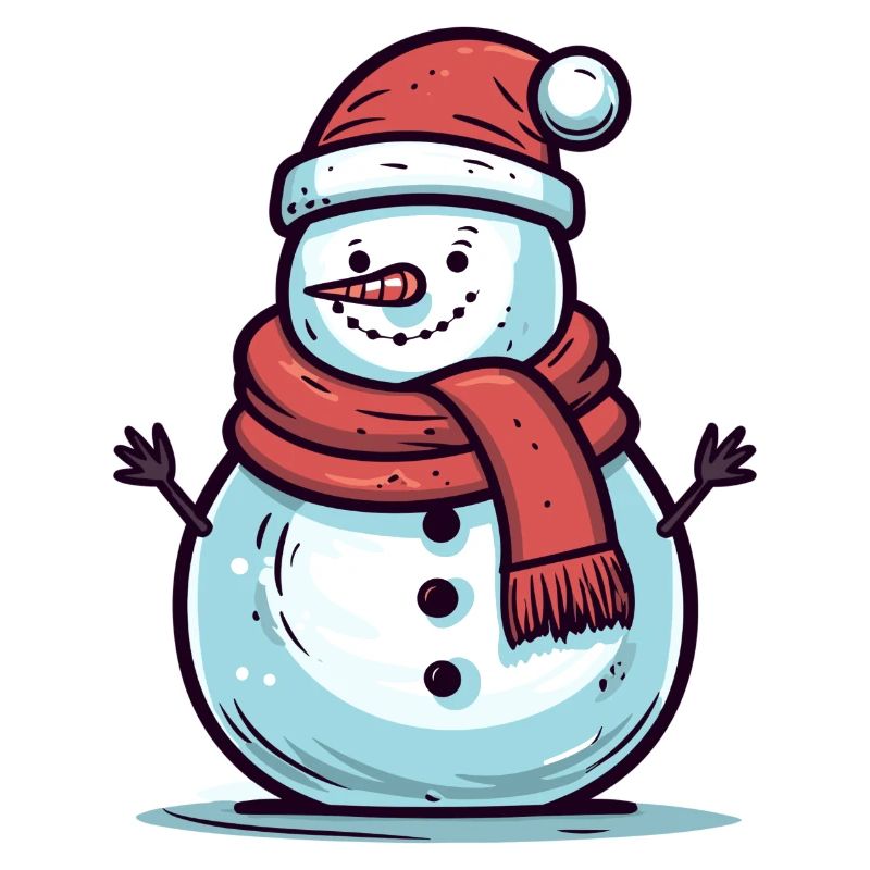 Ich bin der coolste Schneemann