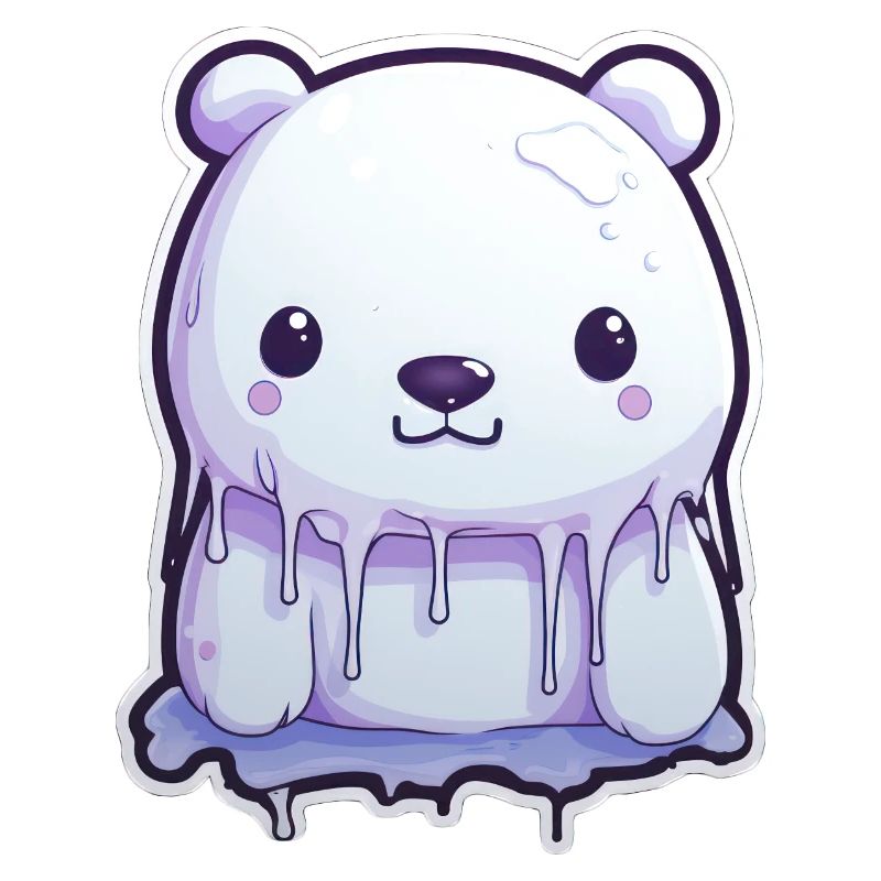 Süßer Eisbär Eis