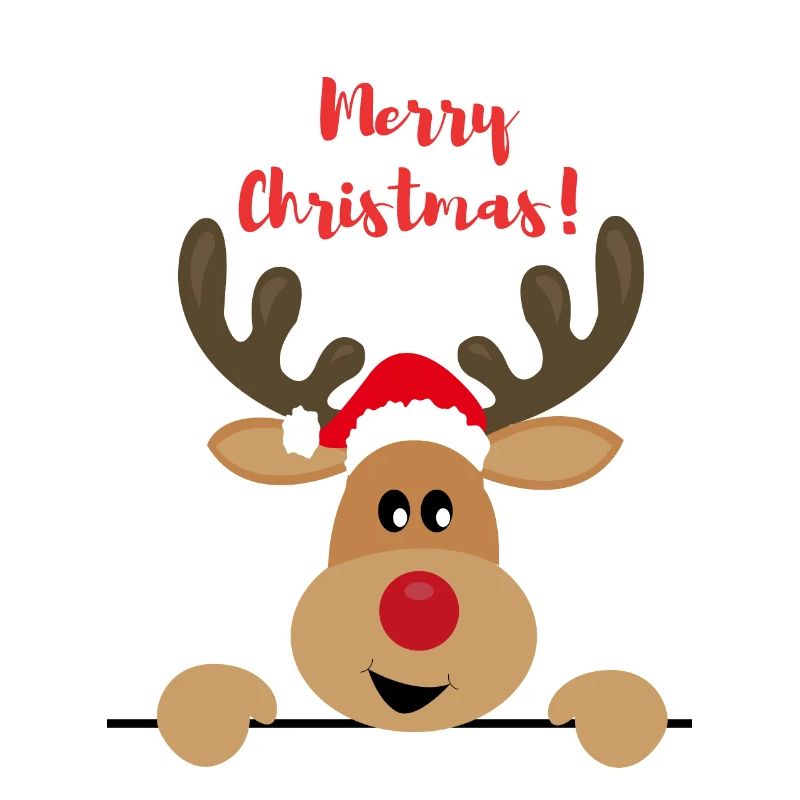 Reindeer vous souhaite un joyeux Noël