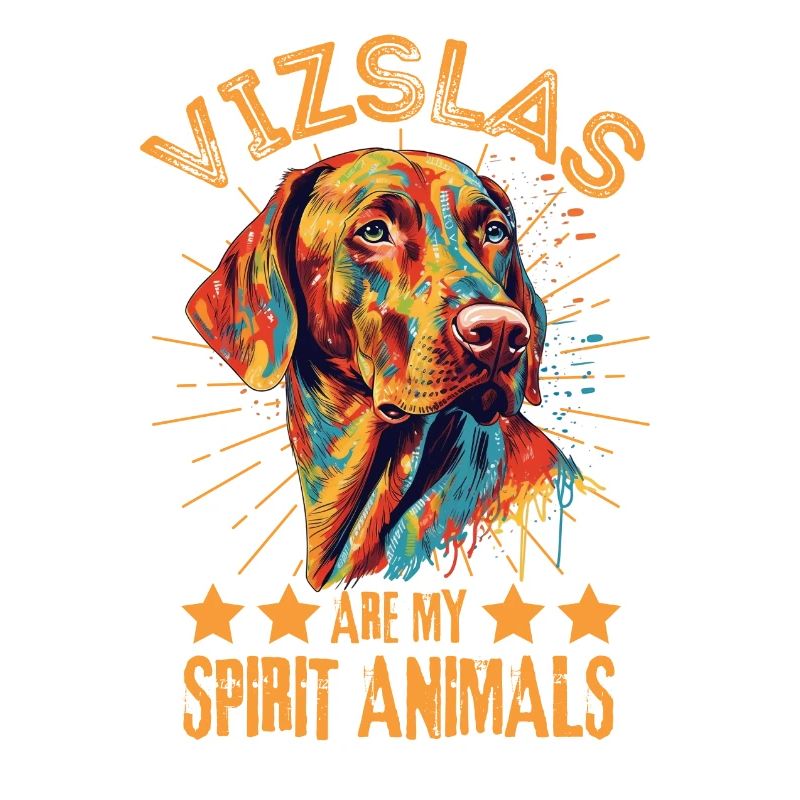Vizsla coloré