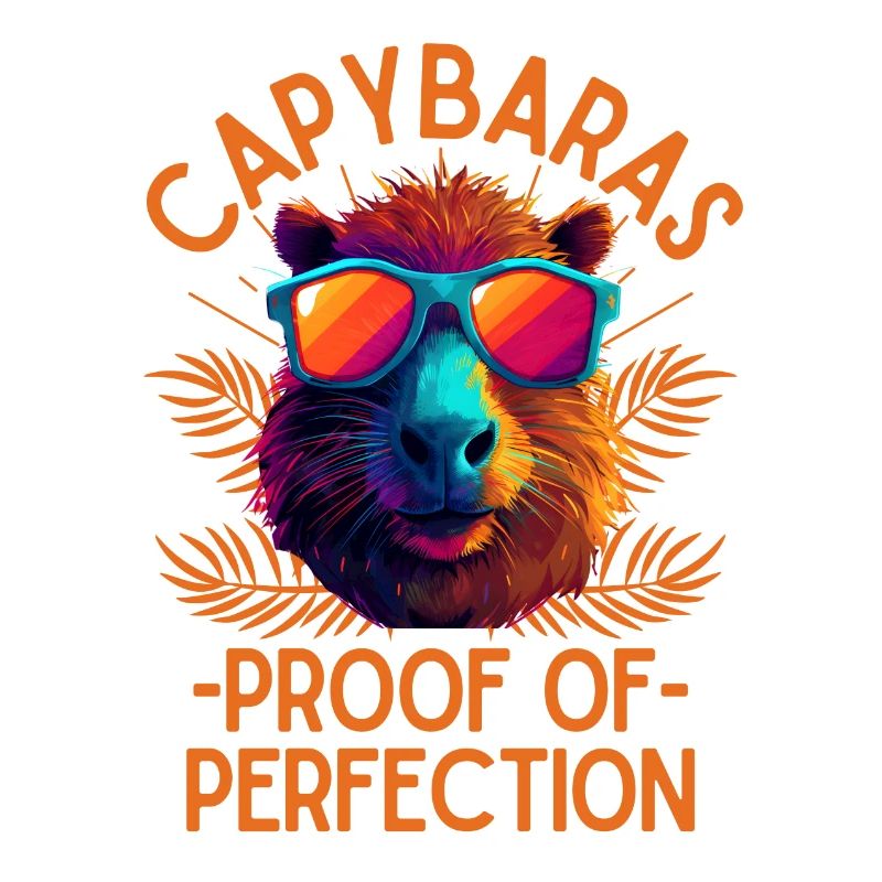 Capybara with sunglasses