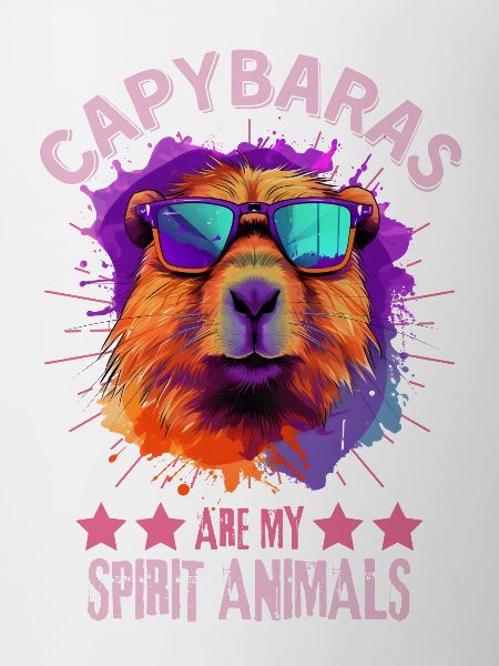 Capybara with sunglasses
