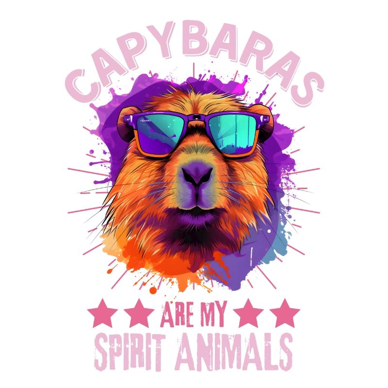 Capybara with sunglasses