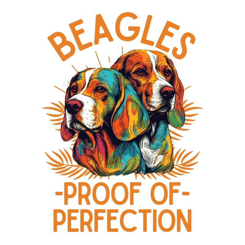 Beagle Lovers Beagle Beagle coloré