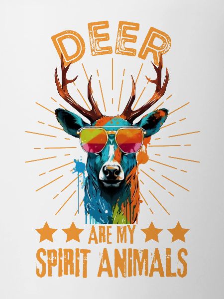 Deer with sunglasses