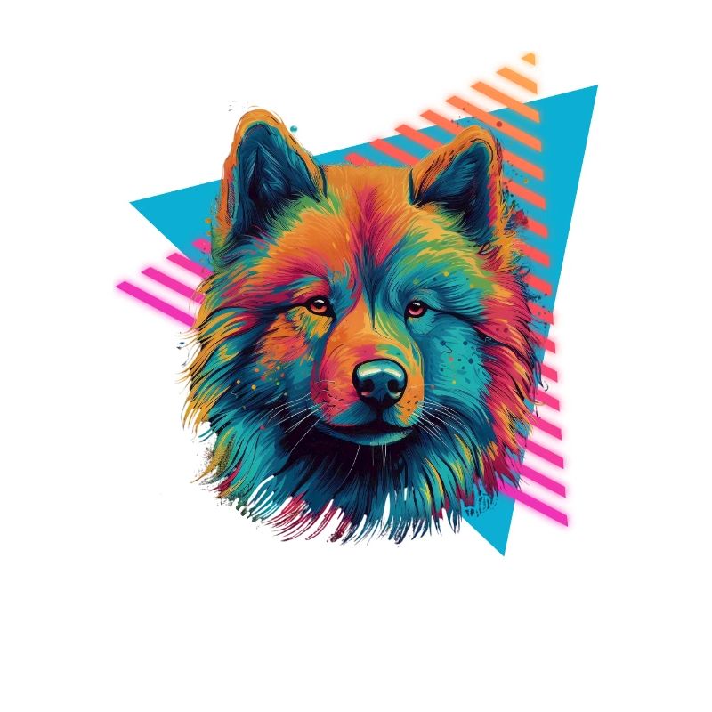 Samoyed 80s style
