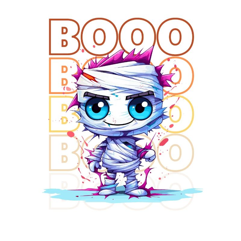 Chibi Wrap & Booo! Maman mignonne Tee !