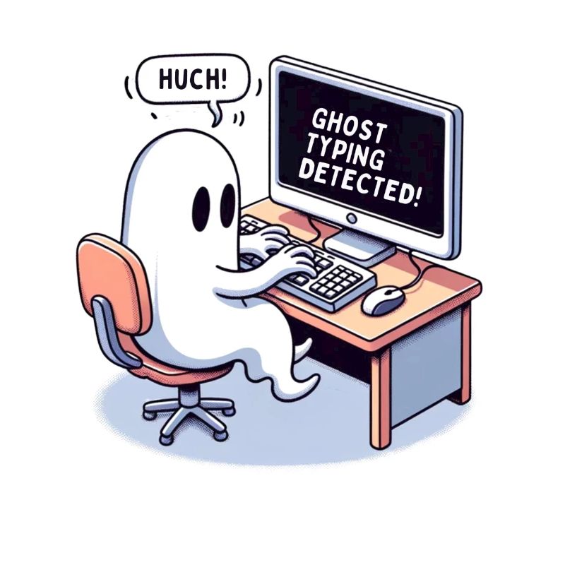GHOST TYPING DETECTED! -Huch!