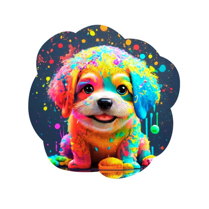 Colored Puppy