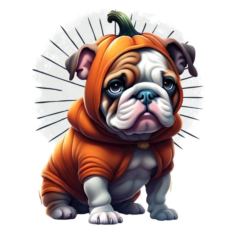 Bouledogue Halloween chien CHIENS