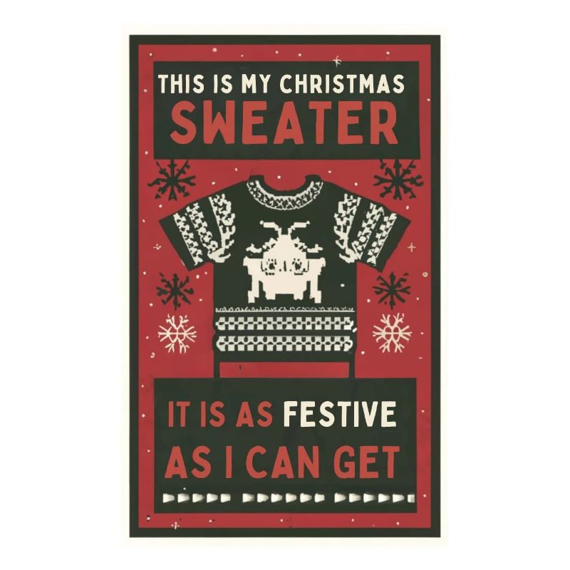 C’est mon pull de Noël.