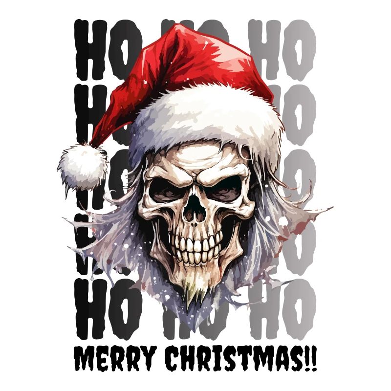 Crâne De Noël Crâne Horreur Effrayant