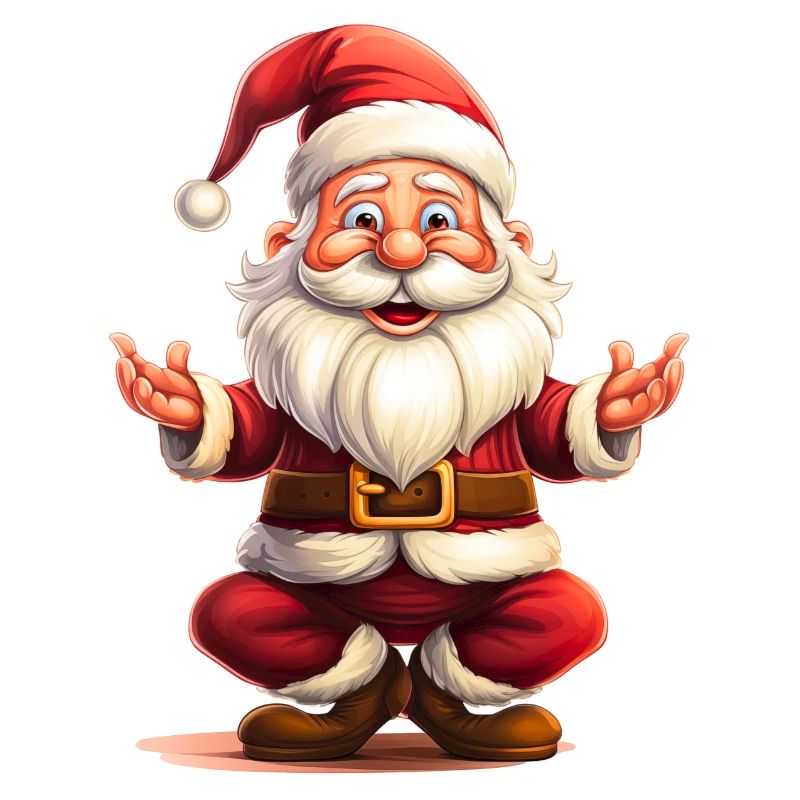 Zen Claus: Santa's Yoga Pose Tee