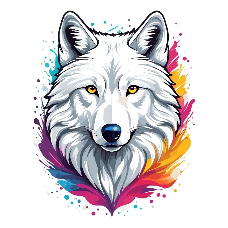 Arktischer Wolf