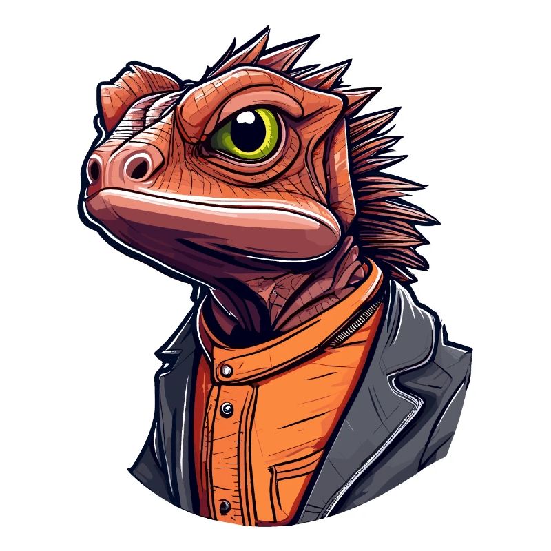 Frilled neck Lizard