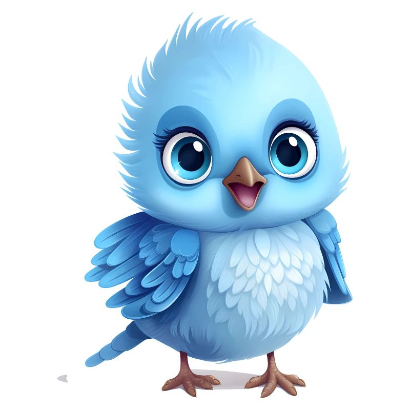 Bébé oiseau mignon
