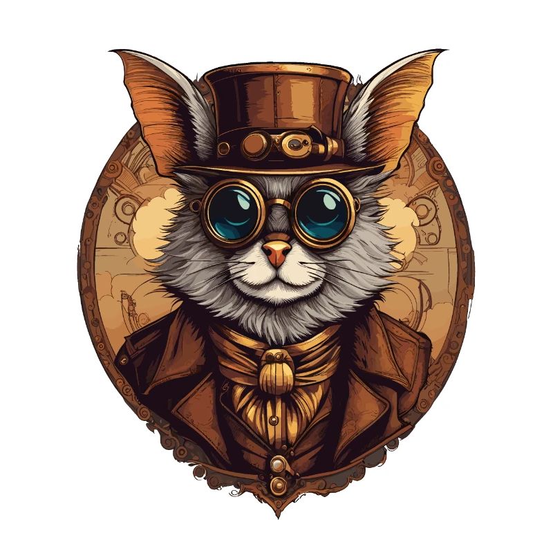 Chauve-souris steampunk