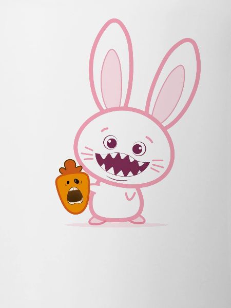 What does the carrot say?