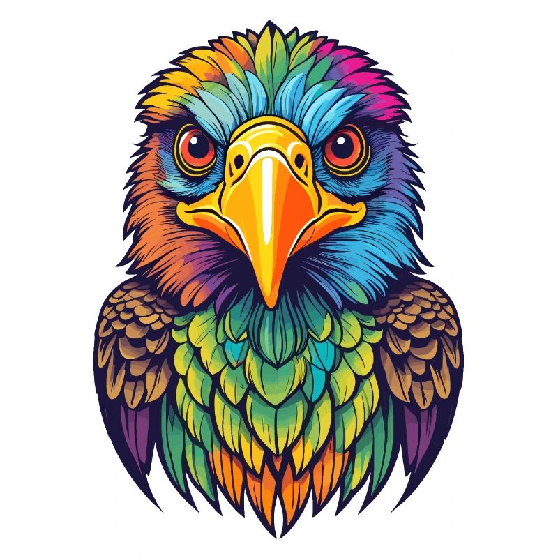 Aigle coloré