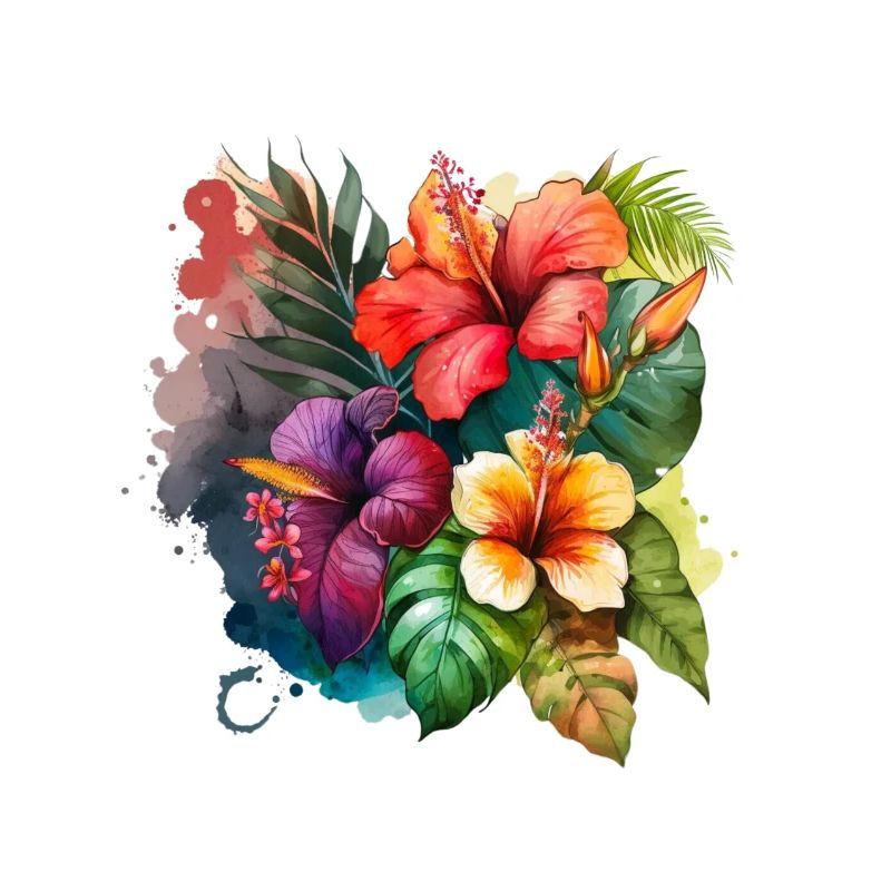 Fleurs tropicales