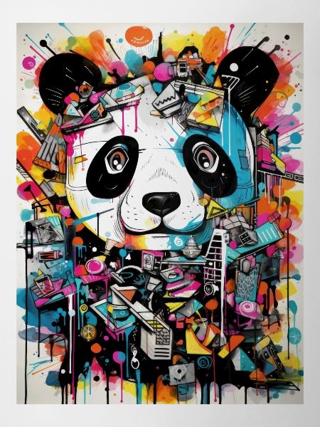 Panda greffiti geometry