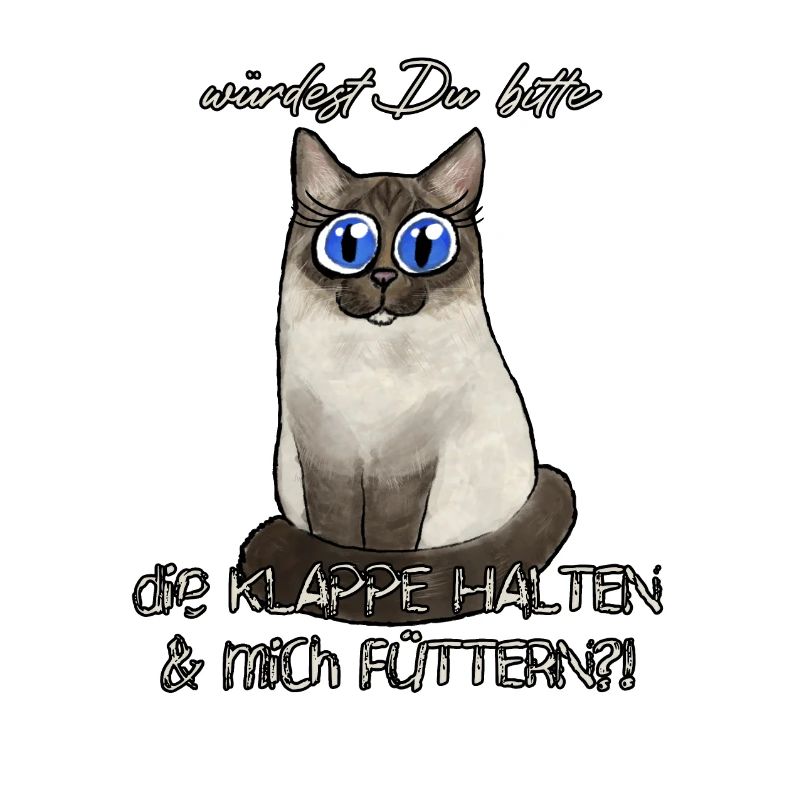 Chat affamé