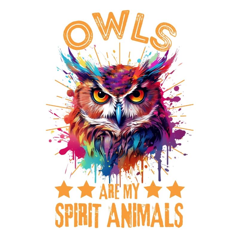 Colorful owl