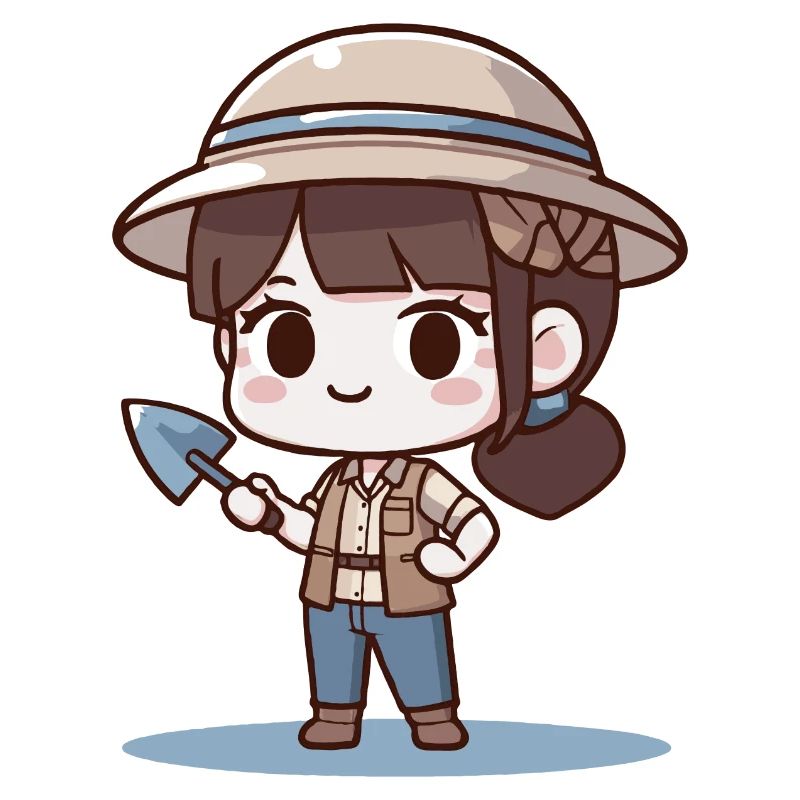 Archéologue Chibi