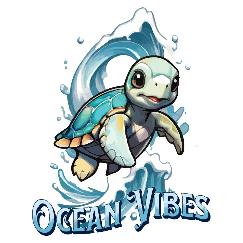 Ocean Vibes Turtle