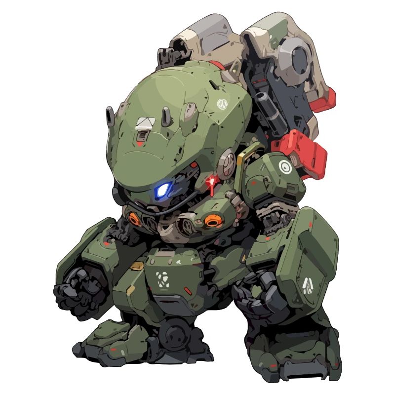 Robot de combat Chibi