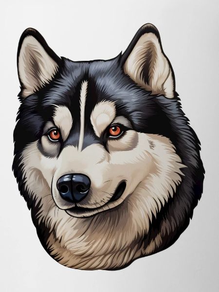 Siberian Husky Head