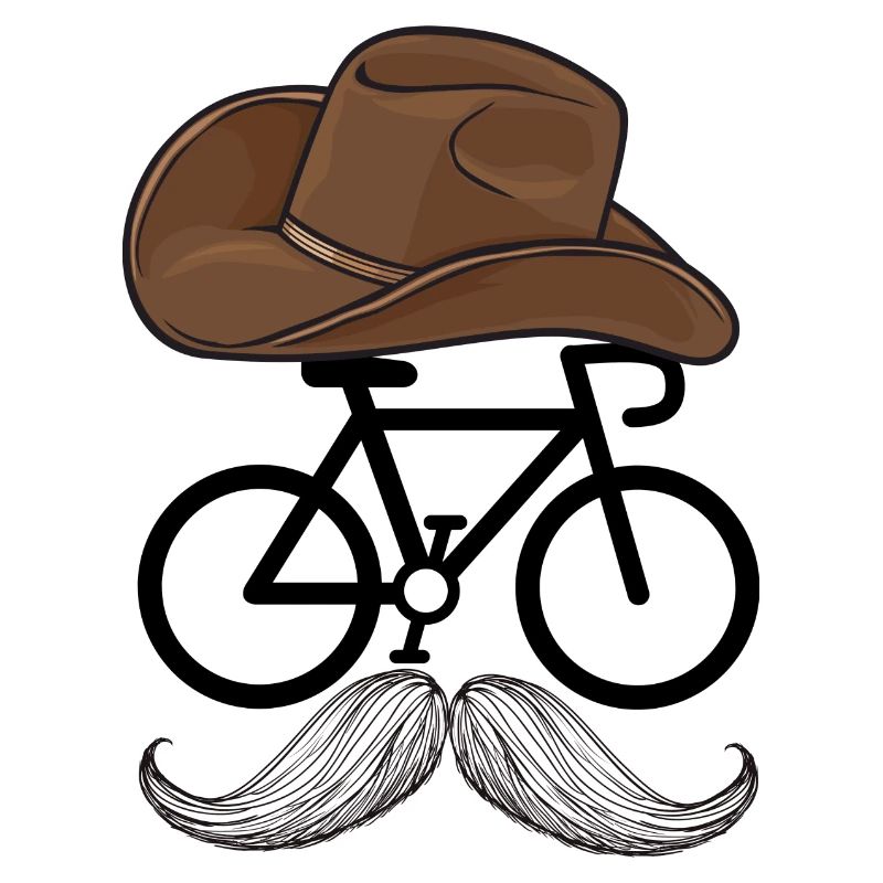 Hipster-Radfahrer