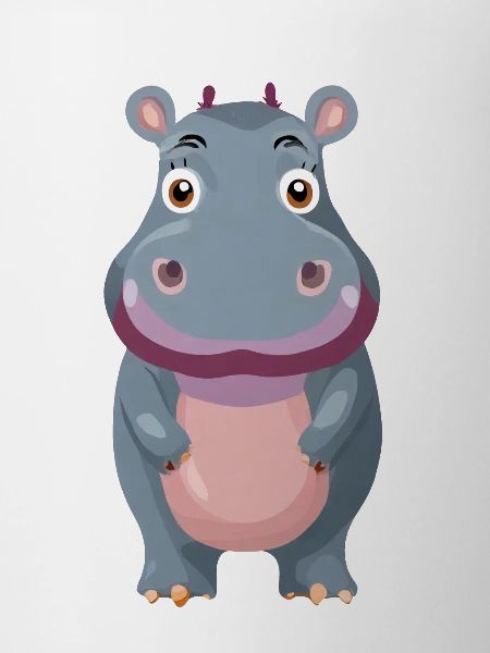 Cute hippopotamus