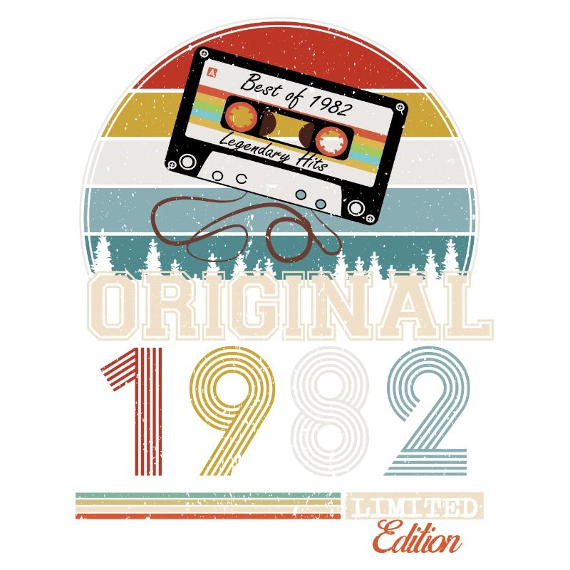 Elegant Retro Gift: 1982 Vintage