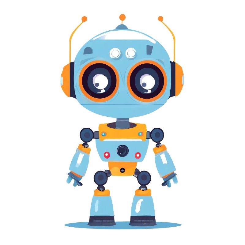 A cute robot