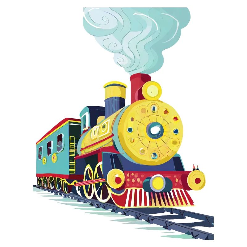 Une locomotive mignonne