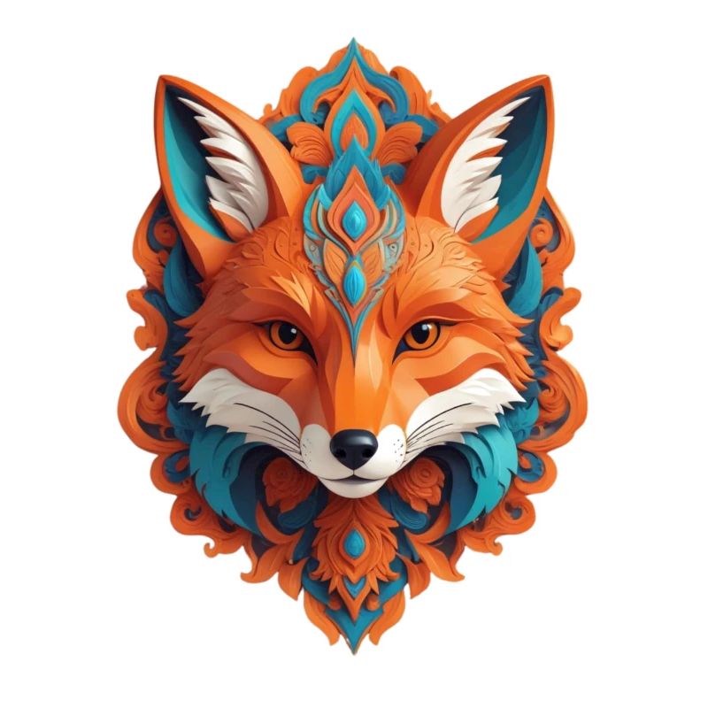 Cyber Fox Head