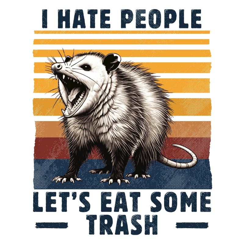 I hate people - Opossum