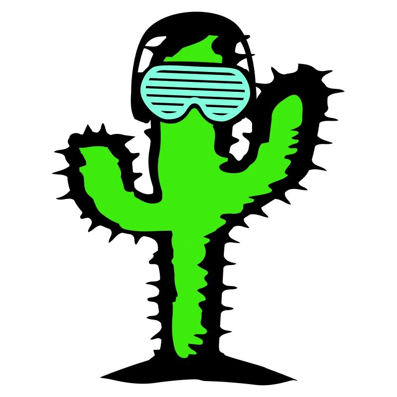DJ Cactus Desert Plant Cacti Spines Party Fun