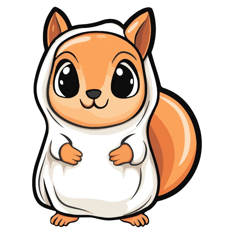 Eichhörnchen Halloween Lustig Geist