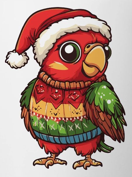 Parrot Christmas Comic