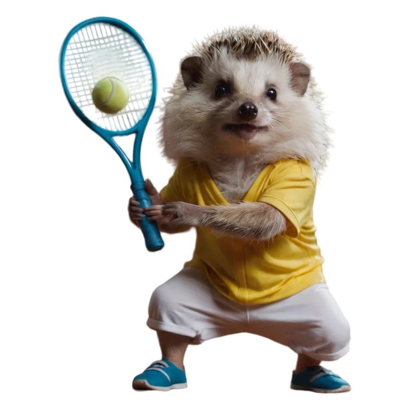 Hérisson sportif