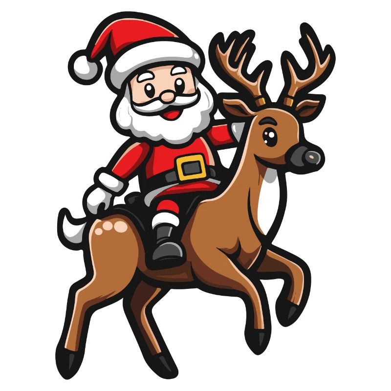 Hirsch Weihnachtsmann