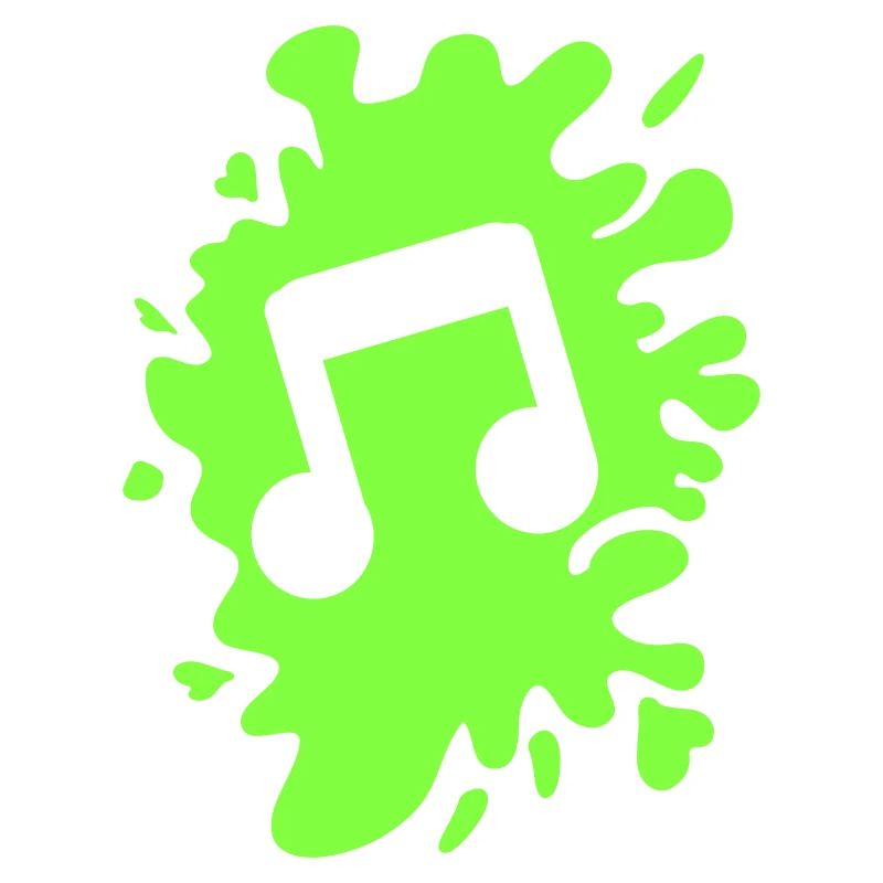 Musiknote Klecks