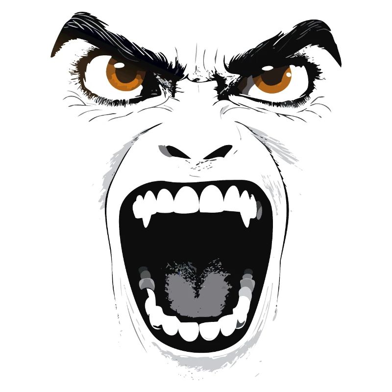 Scary Vampire Face