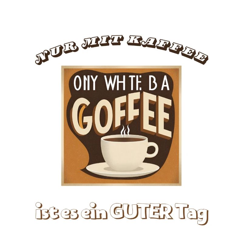 Nur mit Kaffee ist es ein guter Tag