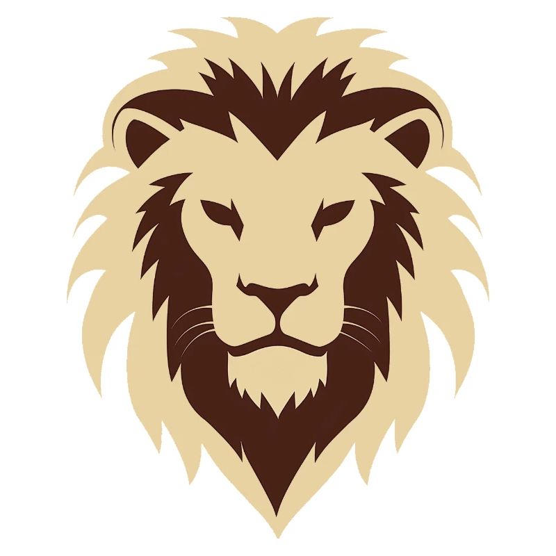 Lion logo, lion symbol