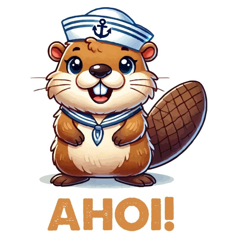 Capitaine de marin castor